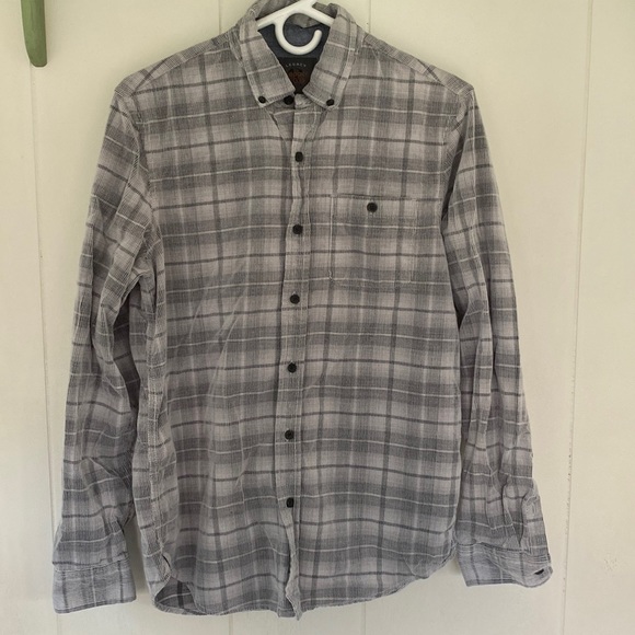 Legacy Copper & Oak small corduroy 100% cotton casual button down plaid - Picture 1 of 12